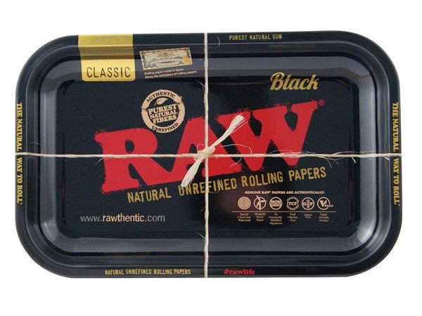 RAW Metal Rolling Tray Black, small
