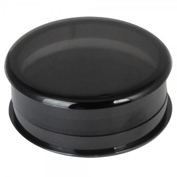 Preview: Acrylgrinder mit Vorratsbox, magnetisch, Ø 60 mm, schwarz bei Plantiful