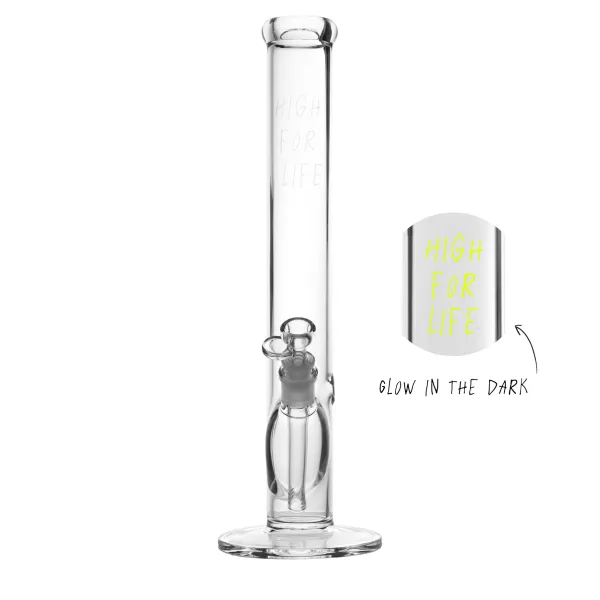Akoya Glass 5 mm Classic Line Bong Tower 40 cm ,,High for Life