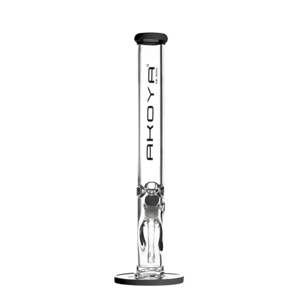 Akoya Glass 7 mm Bong Tower 45 cm mit Eisfach, black