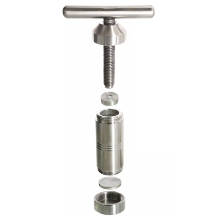 Heisenberg Pollenpresse Edelstahl bei Plantiful