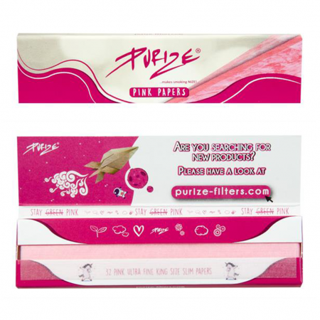 Purize Pink Papers King Size Slim