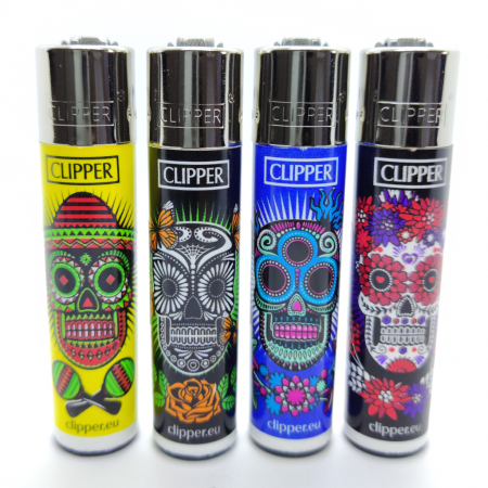 Clipper Large "Mexican Skulls #5" bei Plantiful