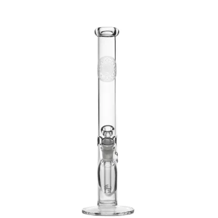 Akoya Glass 4 mm Bong Tower  "Mandala" 35 cm