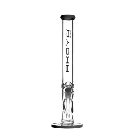 Akoya Glass 7 mm Bong Tower 45 cm mit Eisfach, black